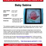 Baby Sabina Kidnapped
